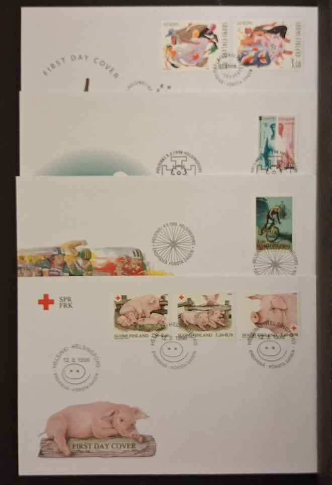 FDC 13 - 1998 4 kpl