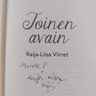 Raija-Liisa Viirret : Toinen avain (signeerattu, tekijän ... - pikkukuva 3