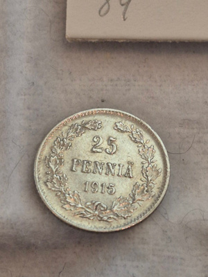 25 penniä 1915, Suomi