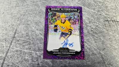 Juuso Pärssinen 2022-23 OPC Platinum Violet Pixels Auto