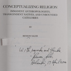Benson Saler : Conceptualizing religion : immanent anthro... - pikkukuva 3