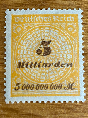 SAKSA REICH 1923 YLEISMERKKI**