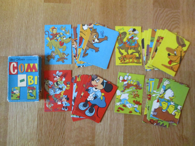 WALT DISNEY CHARACTER COM-BI KORTTIPELI 1950/60-l AKU ANKKA