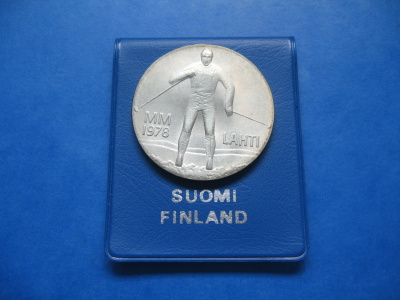 25 mk hopea juhlaraha Lahden MM-hiihdot - 1978