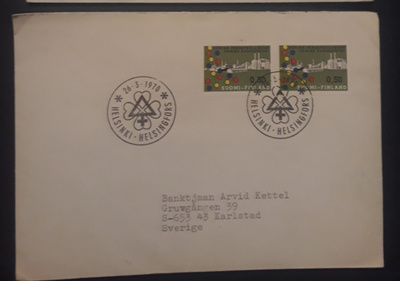 1970  Kemian teollisuus FDC merkkiparilla