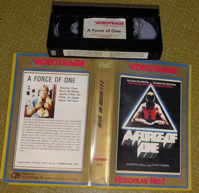 VHS FIx: A Force of One (Videotrage, Chuck Norris)