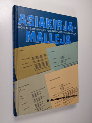 Martti Ikonen : Asiakirjamalleja