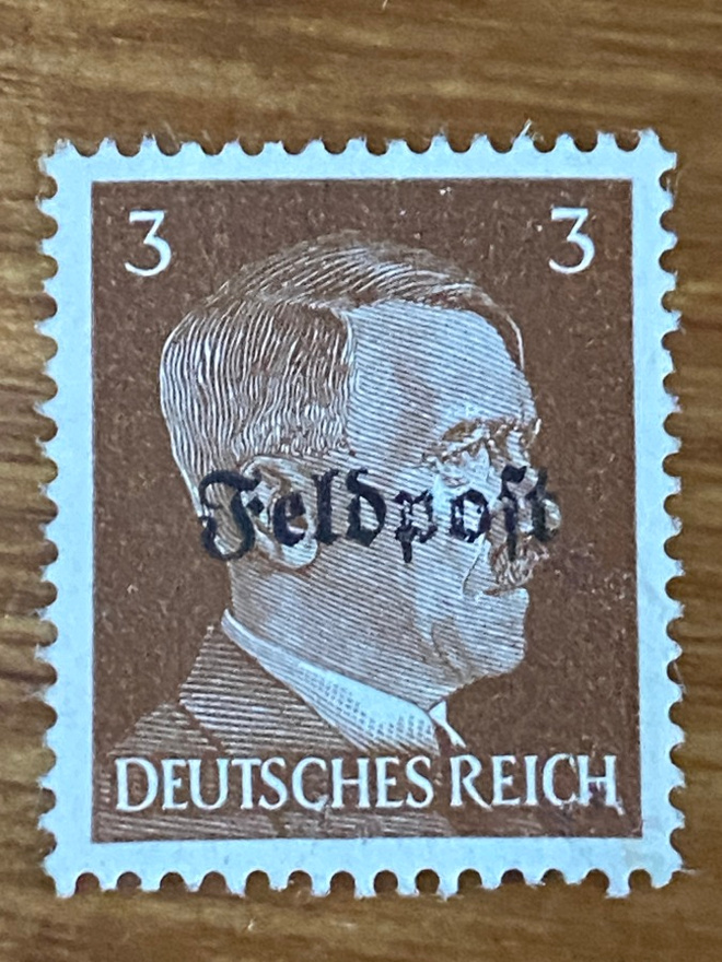 SAKSA REICH 1945 RUHRKESSEL LENTOPOSTIMERKKI**