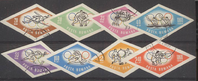 Olympia - Romania Mi 2317-24 o