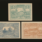 Itävalta Notgeld 20, 30, 50 Heller, Tiefgraben 1920 - pikkukuva 1