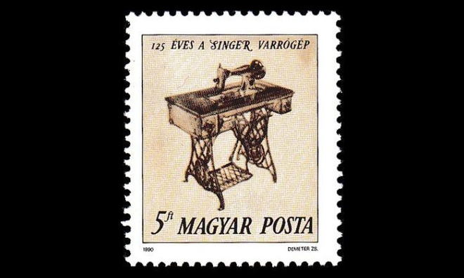 Unkari 4066 ** Singerin ompelukoneet 125v (1990)