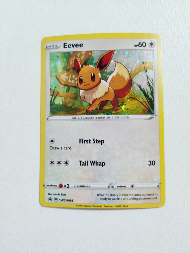 Eevee SWSH095 Holo Black Star Promo
