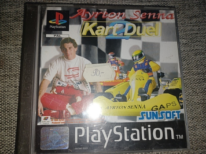 PS1 - Ayrton Senna Kart Duel 2 ( CIB )