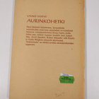 Väinö Voipio : Aurinkohetki : Historiallinen pienoisnäytelmä - pikkukuva 2