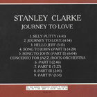 Stanley Clarke – Journey To Love - 1975 - CD - pikkukuva 2