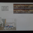 FDC Åland nelilö Postiterminaali 28.2.2002 LaPe 206 - pikkukuva 1