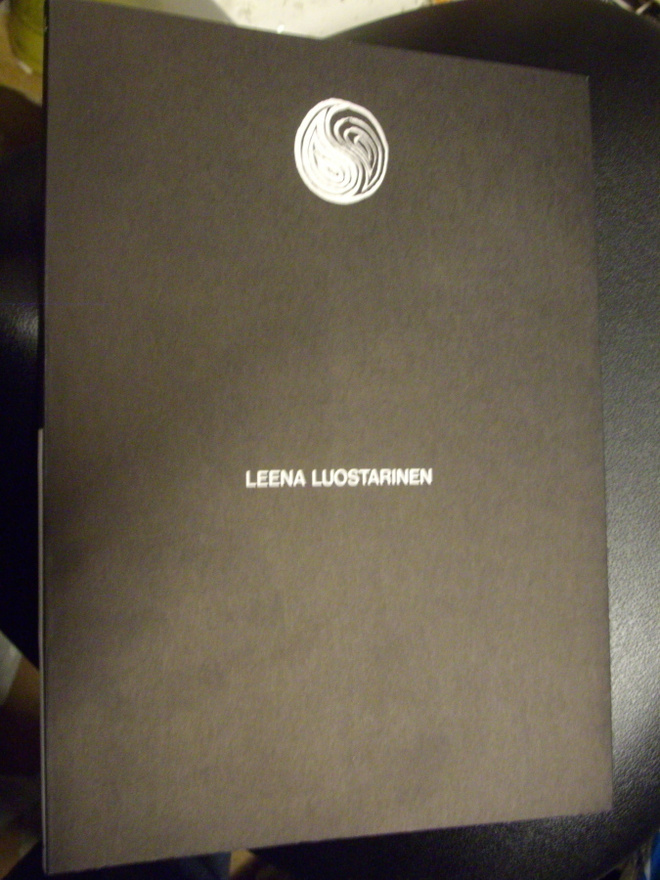 LEENA LUOSTARINEN -näyttelykirja (1988) Sis.postikulut