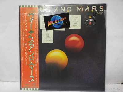 WINGS - VENUS AND MARS M-/M- 1ST JAPAN JUL -75 PRESS LP
