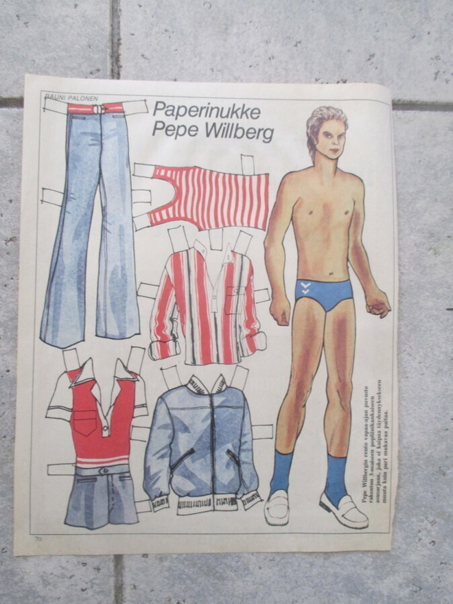 PAPERINUKKE PEPE WILLBERG ( apu lehti v 1974