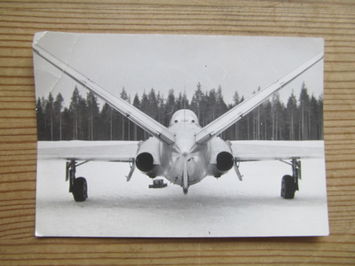 FOUGA MAGISTER.....takaapäin, pieni valokuva.