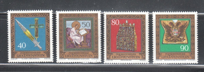 Liechtenstein 1977 Imperial Insignia of the Treasury of Hofb