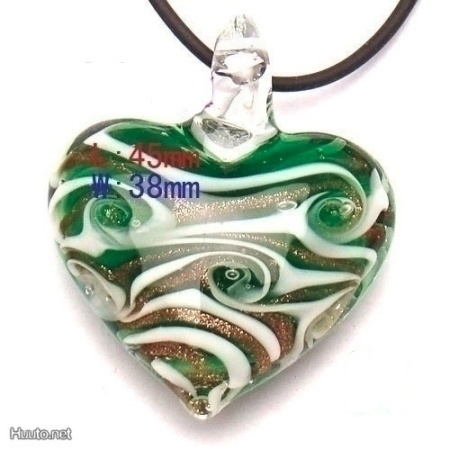 1008 .. Murano Upea Kaunis Lampwork Taidelasi .. Kaulakoru