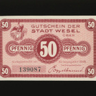 Saksa Notgeld 50 Pfennig, Wesel 1918 - pikkukuva 1