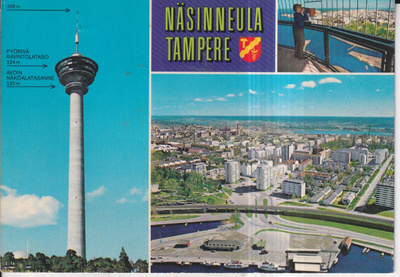 Tampere. vaakuna, sommitelmakortti . e169
