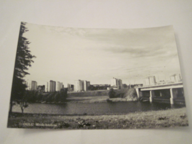 VANHA Postikortti Oulu 1950-l Alkup.Mallikappale