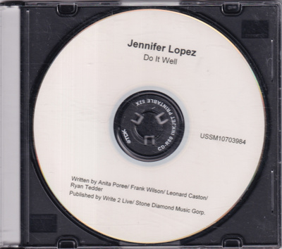 Jennifer Lopez - Do It Well (CDr, Single, Promo)