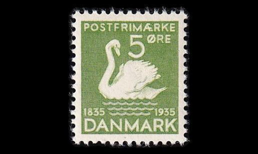 Tanska 222 * H C Andersen 5 öre (1935)