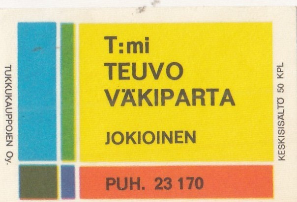 Jokioinen, T:mi Teuvo Väkiparta      b334