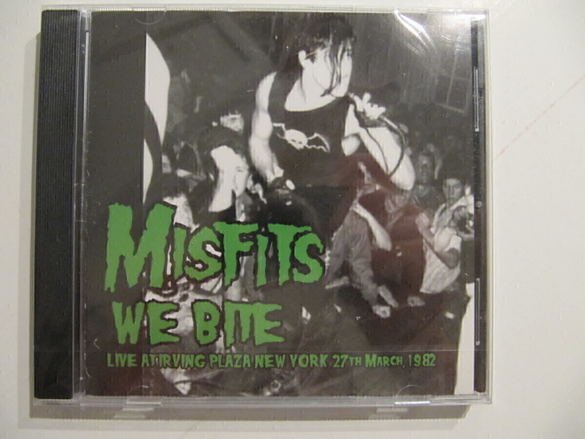 Misfits We Bite Live At Irving Plaza New York 27th March CD