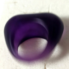 Vintage violetti design-sormus – näyttävä statement-koru, ko - pikkukuva 3