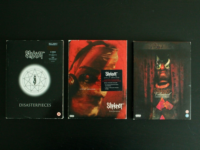 Slipknot DVD-paketti 3 kpl DVD-julkaisuja