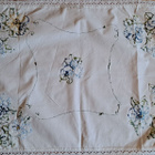 Kirjailtu, vanha orvokkiliina 45 x 63cm - pikkukuva 5