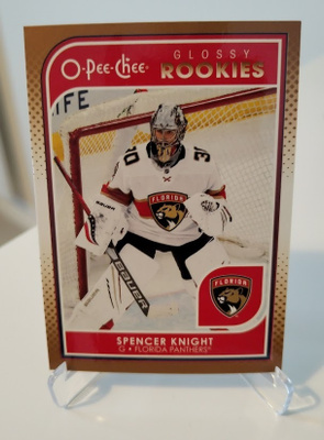 2021-22 Upper Deck Glossy Rookies Gold Spencer Knight RC #R1