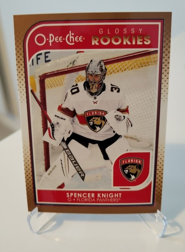 2021-22 Upper Deck Glossy Rookies Gold Spencer Knight RC #R1