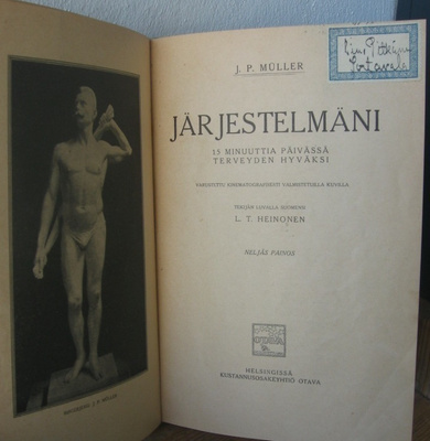 J. P. Müller: Järjestelmäni, Otava 1920. 4p. 112 s.