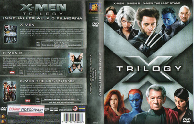 X-Men Trilogia (30 981) k -SV- DVD (3) 3 movie osat 1-3,