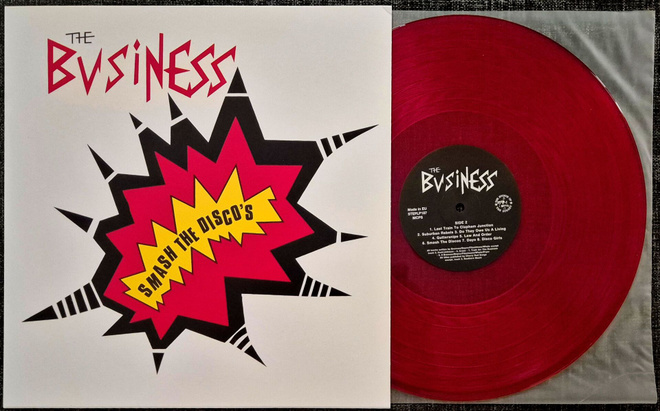 THE BUSINESS - Smash The Discos LP (red vinyl)