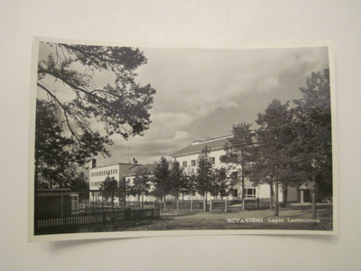 VANHA Postikortti Rovaniemi 1950-l Alkup.Mallikappale