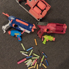 Pehmonuoliaseita 5 kpl + panoksia 32 kpl Nerf - pikkukuva 5