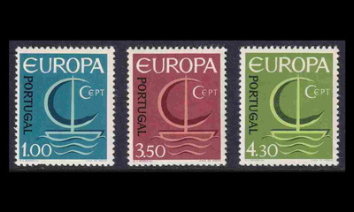 Portugali 1012-4 ** Europa (1966)
