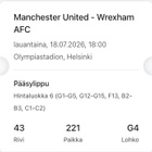 Liput x 3: Manchester United - Wrexham AFC - pikkukuva 3