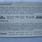 Jenkki, Hellas Villieläimiä N:o 52, TIIKERI - pikkukuva 2