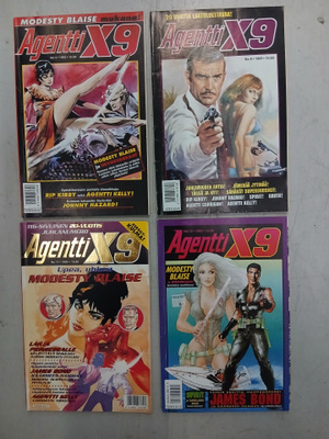 Agentti X 9; Modesty. 4 kpl