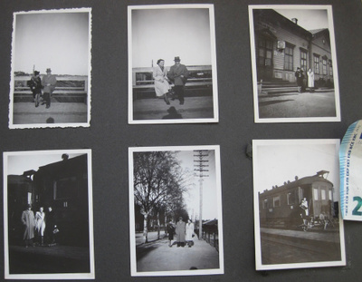 6 VANHAA Valokuvaa Kokkola Rautatie Asema Juna ym n.1940-l