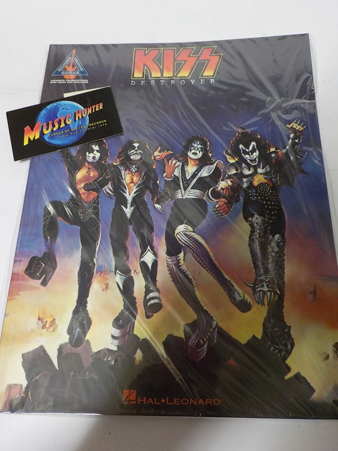 KISS DESTROYER UUSI KITARA NUOTTIKIRJA