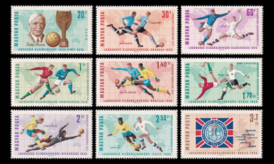 Unkari 2242-50 ** Jalkapallon MM-kisat Englanti (1966)